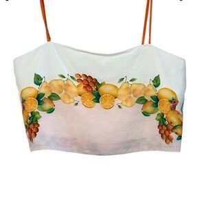 Antonio Melani Woven Callista Multi Fruit Print Top